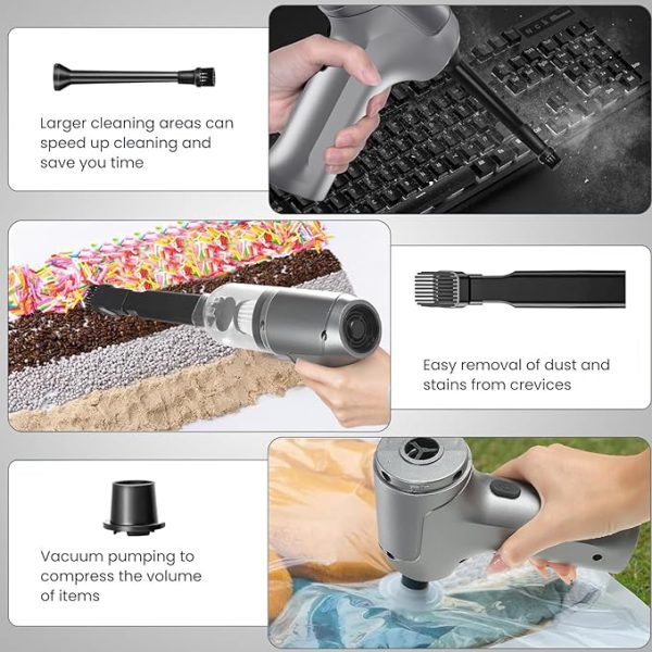 Multifunction Portable Vaccum Cleaner For Car, Home, Outdoor