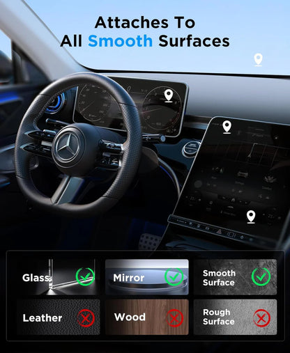 K009 Vacuum Suction Phone Mount for Car Wireless Stand Magnetic Phone Holder