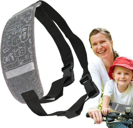 Children Motorcycle Harness, Motorcycle Rear Seat Safety Belt, Daily Cycling Aid Safety Vehicle Support, Reflective Bicycle Kids Safety Assist Strap