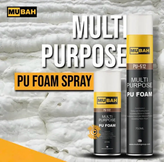 MUBAH Multi-Purpose PU Foam Spray