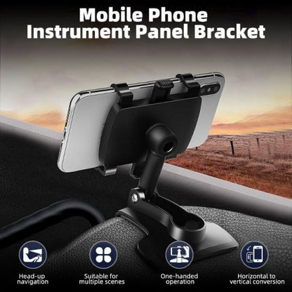 Car Smart Phone Holder – 360 Free Spin - Rotateable Strong Grip Mobile Holder For Cars