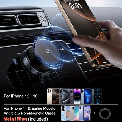 K009 Vacuum Suction Phone Mount for Car Wireless Stand Magnetic Phone Holder