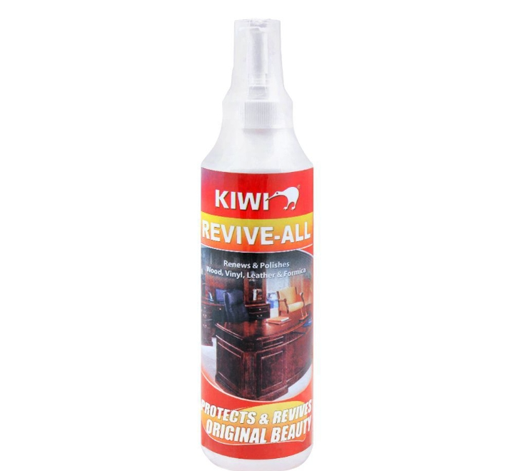 Kiwi Revive All Spray Furniture Polish 250ml: Renew, Protect, and Restore Your Home's Beauty